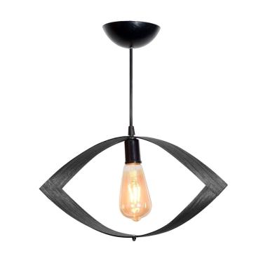 Imagem de 3X Pendente Ultraleve Poptem Íris Madeira Preto