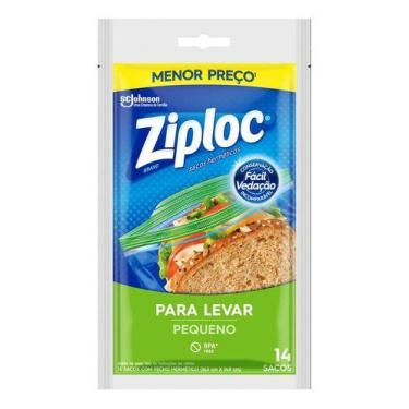 Imagem de Saco Lanche Ziploc Com 14 Unidades - NoBrand