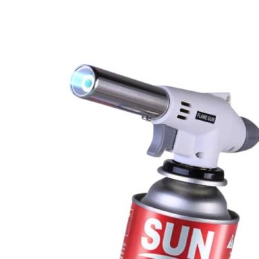 Imagem de Maçarico Culinário Profissional Portátil com Regulagem de Chama – Recarregável, Acendimento Automático