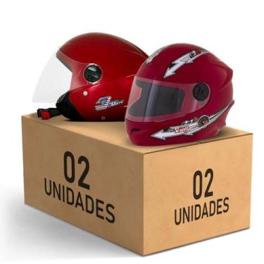 Imagem de Kit 2 Capacete New Liberty 3 Elite + Liberty 4 Kids Feminino Masculino