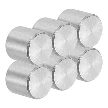 Imagem de PATIKIL Pino de cavilha de aço inoxidável de 10 mm x 10 mm, 6 peças de pinos de aço inoxidável 304 pinos de prateleira suporte de haste elementos de fixação de metal para prateleiras, componente de