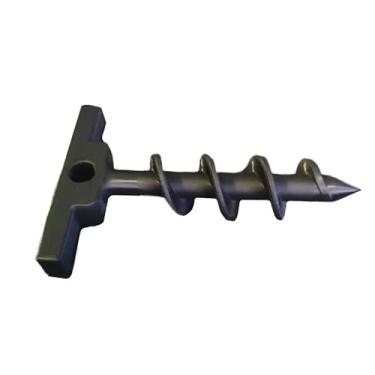 Imagem de oshhni Âncora do solo Full Spiral Sturdy Fácil de usar a âncora da tenda de acampamento para escalada para escalada Backpacking carpintaria