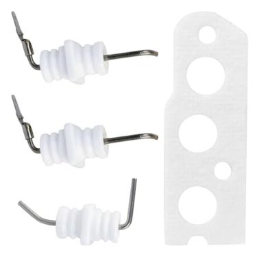 Imagem de Kit de eletrodo de haste de chama 104000192-K para aquecedores de água Rinnai sem tanque R75 e R94, 104000012 kit de eletrodo de haste de chama, aquecedor de água compatível com Rinnai VB2528FFUD