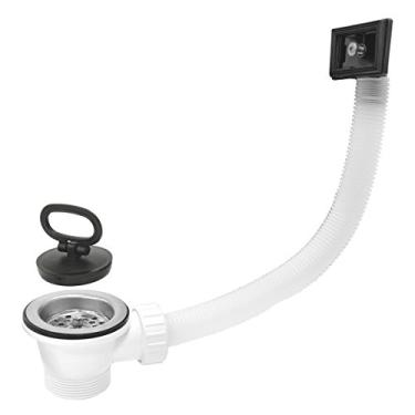 Imagem de Válvula Tramontina Econômica com Escape 3" para Pia e Cuba Aço Inox Polido e Polipropileno