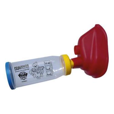 Imagem de Espaçador Infantil Para Medicamentos Spray Bombinha Asma - AGPMED