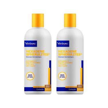 Imagem de Shampoo Hexadene Spherulites 500ml - Virbac - 2 Unidades
