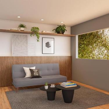 Imagem de Sofá-Cama 3 Lugares Casal Treviso Cinza - Mobly