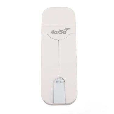 Imagem de Modem USB 4G LTE, 150 Mbps de Alta Velocidade de Rede Móvel de Rede de Redes de Rede Com Slot para Cartão SIM, até 10 Usuários, o Mini Roteador de Hotspot para Viagens para