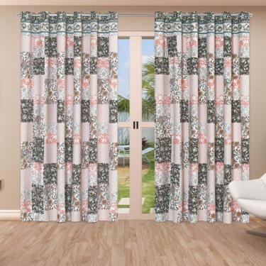 Imagem de Cortina Belline 3 Metros Sala Quarto Para Varão - Salmão