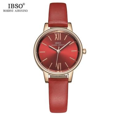 Imagem de Relógio De Pulso Feminino Ibso S8662l à Prova D'água Vermelho