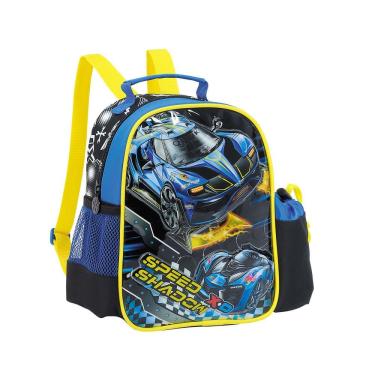 Imagem de Lancheira Escolar Infantil Speed Shadow - Cbfs-8704b - Fuseco - Azul-amarelo