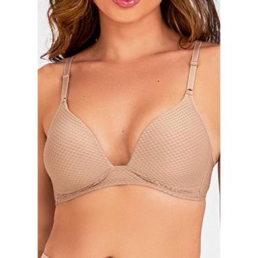 Imagem de Sutiã sem Aro com Bojo Dilady 203101, Marrom, 46