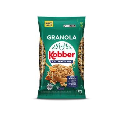 Imagem de Granola De Cereais Castanha E Mel 1kg Kobber