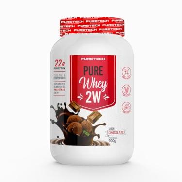 Imagem de Whey Protein Pure Whey 2W 900g Premium - Puretech (900g, Chocolate)