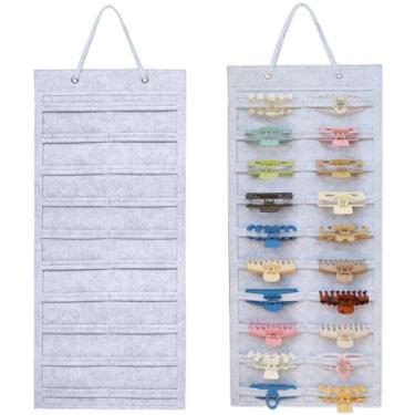 Imagem de SMUK Organizador De Grampos Cabelo Para Mulheres, Suporte Pendurar Meninas, Arco Parede, Porta, Armário