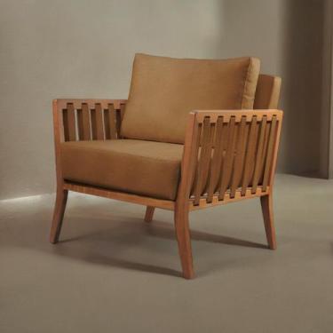 Imagem de Poltrona Decorativa Madeira Maciça Helena - Castellar Móbile