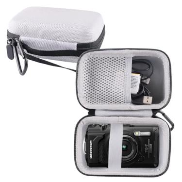 Imagem de WERJIA Estojo Rígido Para Câmera Digital Olympus Tough Tg-7/Tg-6/Tg-5/Tg-4 (Cinza)