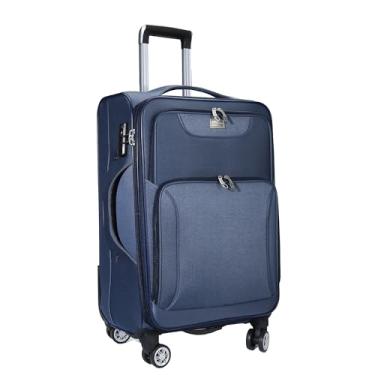 Imagem de Mala Média em Poliéster com Cadeado TSA - 23 Kg - Azul - Cruzeiro