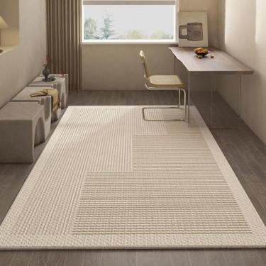 Imagem de Tapete moderno e simples para cadeira de estudo, tapete para chão, sala de estar, cadeira giratória, decoração para casa (120 x 200 cm/WSJR-6)