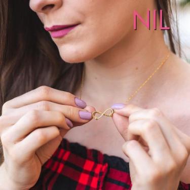 Imagem de Colar com pingente infinito folheado - Nil Acessórios 