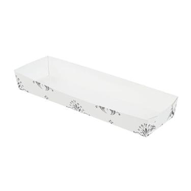 Imagem de Restaurantware Assadeiras de papel floral vintage bege 100 unidades, 368 g, à prova de gordura, prontas para forno, com design floral para restaurantes, padarias, cafés e uso doméstico.