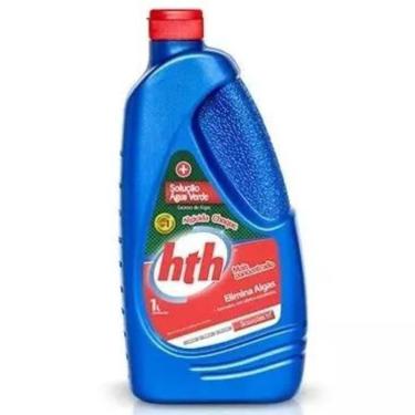 Imagem de Kit Solução Água Verde Algicida Choque 3 Litros Hth