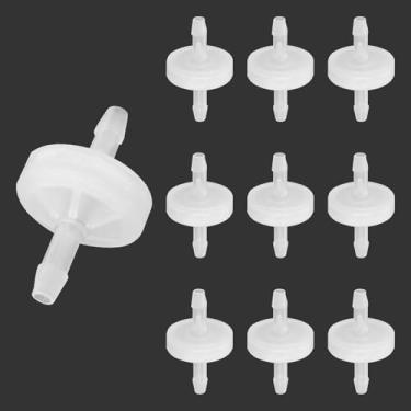 Imagem de PNXKTXO 10 peças 1/8 polegadas (3 mm) válvula de retenção de plástico de farpa, válvula de retenção de ar de bomba de aquário a vácuo, mangueira unidirecional, sem retorno (1/20.3 cm)