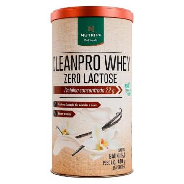 Imagem de Proteína Clean Pro Whey Zero Lactose Nutrify, Baunilha