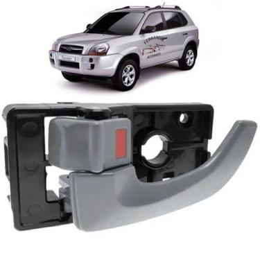 Imagem de Maçaneta Interna Lado Esquerdo Tucson 2009 2010 2011 2012 - Geral