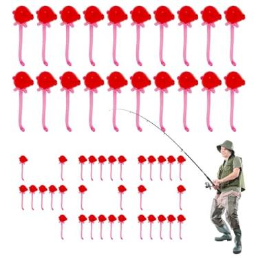 Imagem de Iscas de para Água Doce - Isca Com Contas Para Aparelhos | Isca Artificial de Contas Macias Pequenas Portáteis com Anti Fundo Parador para em Água Doce e Salgada no Equipamento do dor