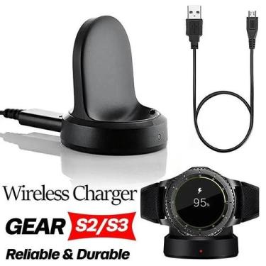 Imagem de Carregador Sem Fio Para Samsung Galaxy Smart Watch Dock Base De Carreg
