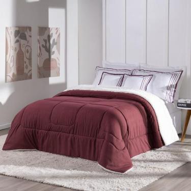 Imagem de Jogo Edredom Queen Extra Macio 400 Fios Dupla Face 5 Peças de Puro Con