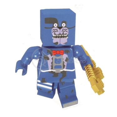 Imagem de Brinquedo Boneco Bloco De Montar Five Nights At Freddy´s Compatível Com Lego - Nightmare Bonnie