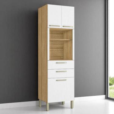 Imagem de Paneleiro Micro 2 Gaveteiro Ametista Freijó Supremo - Kits Paraná