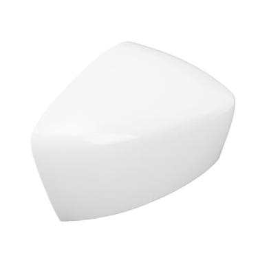 Imagem de Naroote Tampa do Espelho Retrovisor, Branco Sem Pintura, Instalação Fácil, Tampa do Espelho Porta Lateral de Substituição para 3 Axela M3 2014-2016 (Certo)