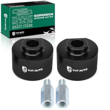 Imagem de YHTAUTO Kit de elevação de nivelamento frontal de 7,6 cm compatível com Ford F-150 1981-1996, F-250/F-350 Super Duty 1999-2021, Excursion 2000-2005, espaçadores de mola helicoidal de alumínio com 3/4