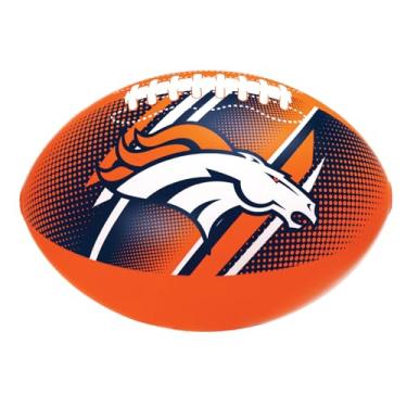 Imagem de BigMouth Denver Broncos 45,7 cm inflável futebol de piscina oficialmente licenciado NFL Fan Gear Merchandise Jogos de bola de praia para adultos e adolescentes