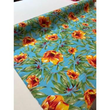 Imagem de 3M tecido chita, chitão 100% poliéster ou (3,00m x 1,50m ) - Impacto t