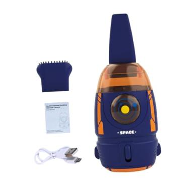 Imagem de Ｂｅｓｇａ Aspirador de pó de mesa, prático, mini, portátil, moderno, portátil, para presente, mesa, sofá, escritório, casa, Laranja Azul