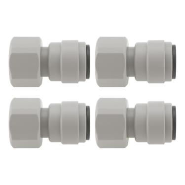 Imagem de eMagTech 4 peças de adaptador push fit 12 mm para 1/2 BSP para purificador de água RV tubo de água 42 mm