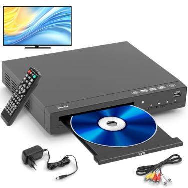 Imagem de DVD Player com Interface Hdmi 1080p, Leitor de DVD Externo, Cabos Hdmi, Rca E Controle Remoto Incluídos, Aparelho DVD, Aparelho DVD Player, Aparelho de DVD, DVD Player Hdmi, Leitor de DVD
