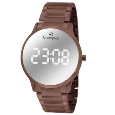 Imagem de Relógio Feminino Champion Digital Espelhado CH40142O Marrom