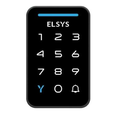 Imagem de Fechadura Digital De Sobrepor Dance Esf-Ds910V Preta Elsys