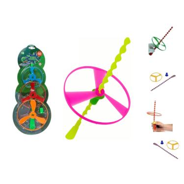 Imagem de Brinquedo Lançador Disco Voador Alien Infantil 3 Discos