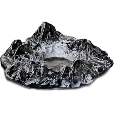 Imagem de Cinzeiro Iceberg Cinzeiro de vidro de cristal para mesa adequado para decoração interna ou externa de casa e escritório