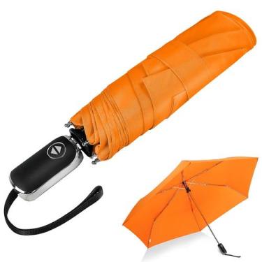 Imagem de Guarda-chuva LEAGERA Compact Travel Arc 107 cm impermeável laranja