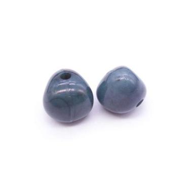 Imagem de Miçanga Passante Triângulo Resina Verde 12x13mm 50pçs 70g - Macall