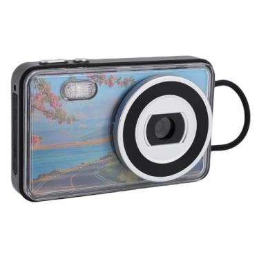 Imagem de Zopsc Câmera Digital 4K de 48MP Com Foco Automático e Antishake, Câmera de Vlog de Lente Dupla Com Zoom 18X, Câmera Frontal e Traseira para Viagens, Selfies e Vídeos do YouTube (Preto)