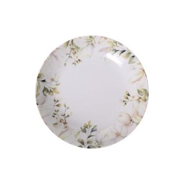 Imagem de Prato Fundo Magnolia em Porcelana Decorada 22 cm Tramontina