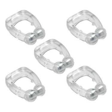 Imagem de Kit 5 Und Clipe Nasal Dilatador Magnético Com Imã Anti Ronco - Alinee